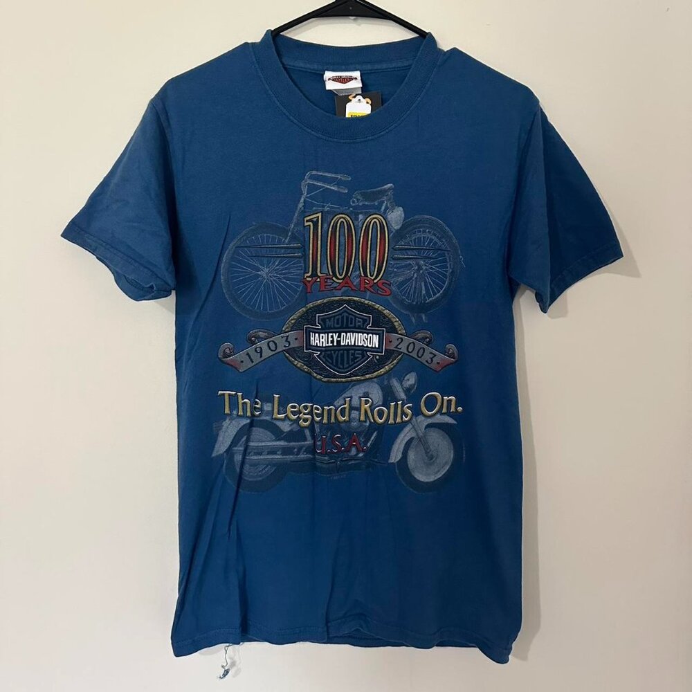 Vintage 2002 Harley Davidson Motorcycle Mt.Cheaha Oxford, AL100th Anniversary